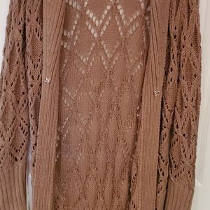 Knitted sweater ankle length